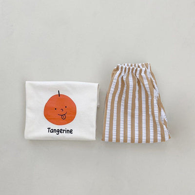 Baby Unisex Fruit Pattern