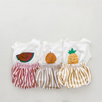 Baby Unisex Fruit Pattern
