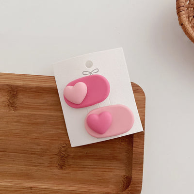 Sweet Pink Collection: Versatile Heart Clip With Adorable Bow, Perfect Chocolate Lily