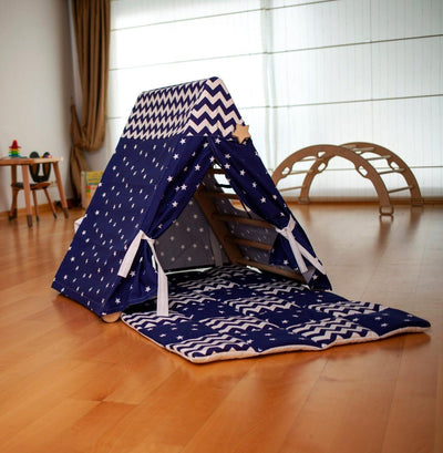 Climbing Triangle with Tent Cover, Mat, Ramp Red Oceanus