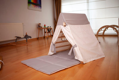 Climbing Triangle with Tent Cover, Mat, Ramp Red Oceanus