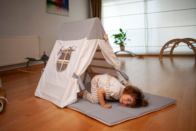 Climbing Triangle with Tent Cover, Mat, Ramp Red Oceanus